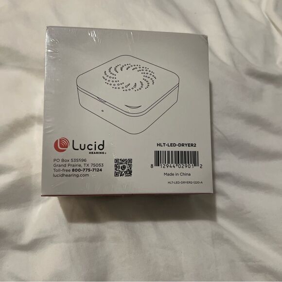 Lucid Hearing Hearing Aid UV Dryer Dehumidifier WHITE 30 Mins Sterilization NEW. - Picture 2 of 3